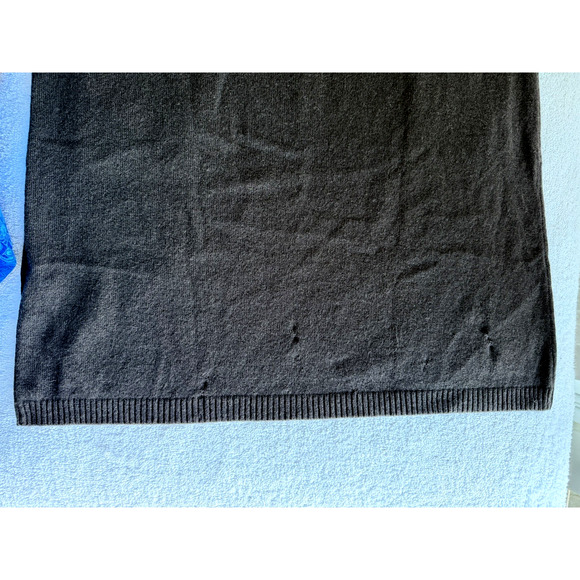 Malo 100% Cashmere Knee Length Fitted sweater Dress brown Italy Classic Sz-M - Picture 8 of 11